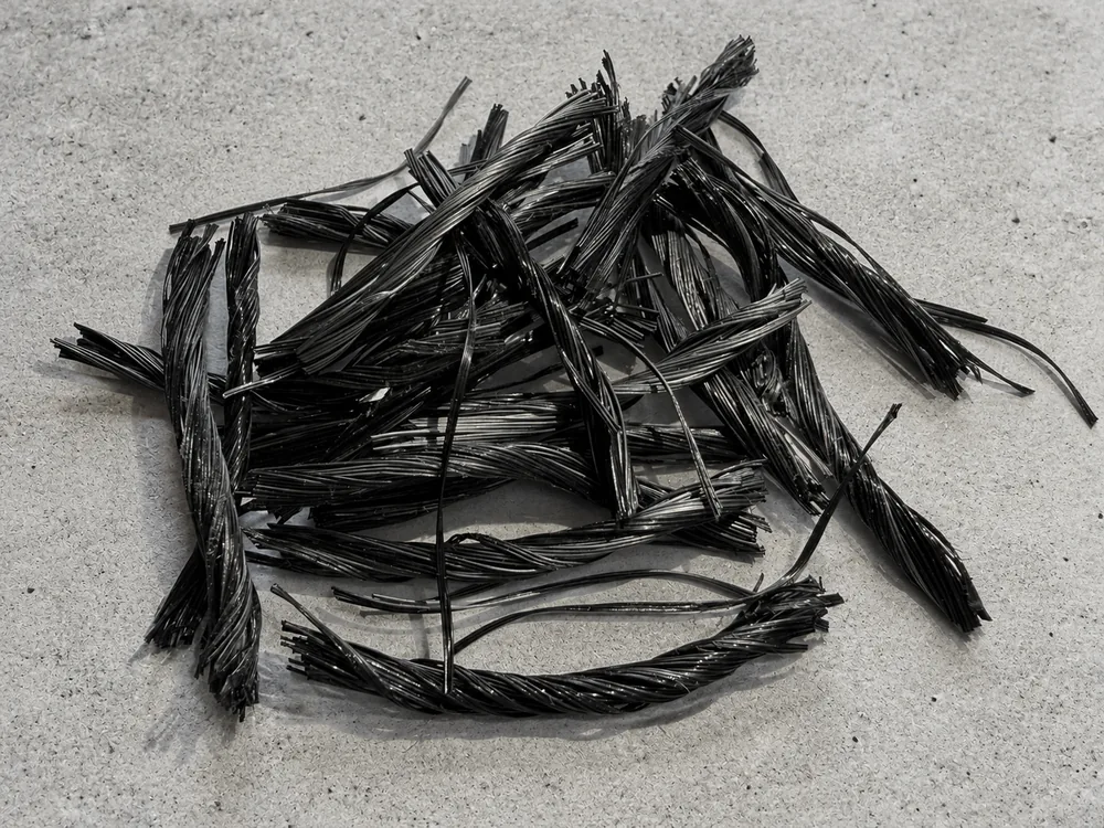 ReinFlex fiber, twisted macro synthetic fiber